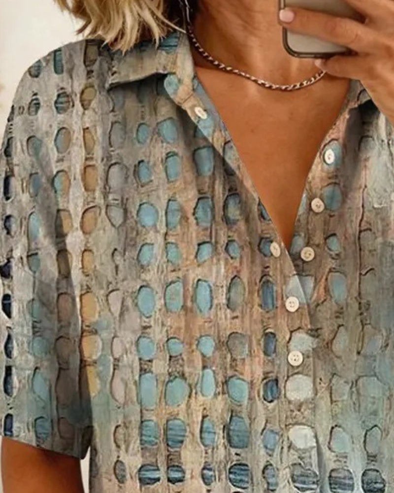 River Elegant Collar Blouse