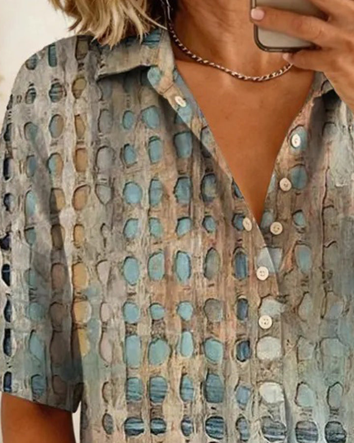 River Elegant Collar Blouse