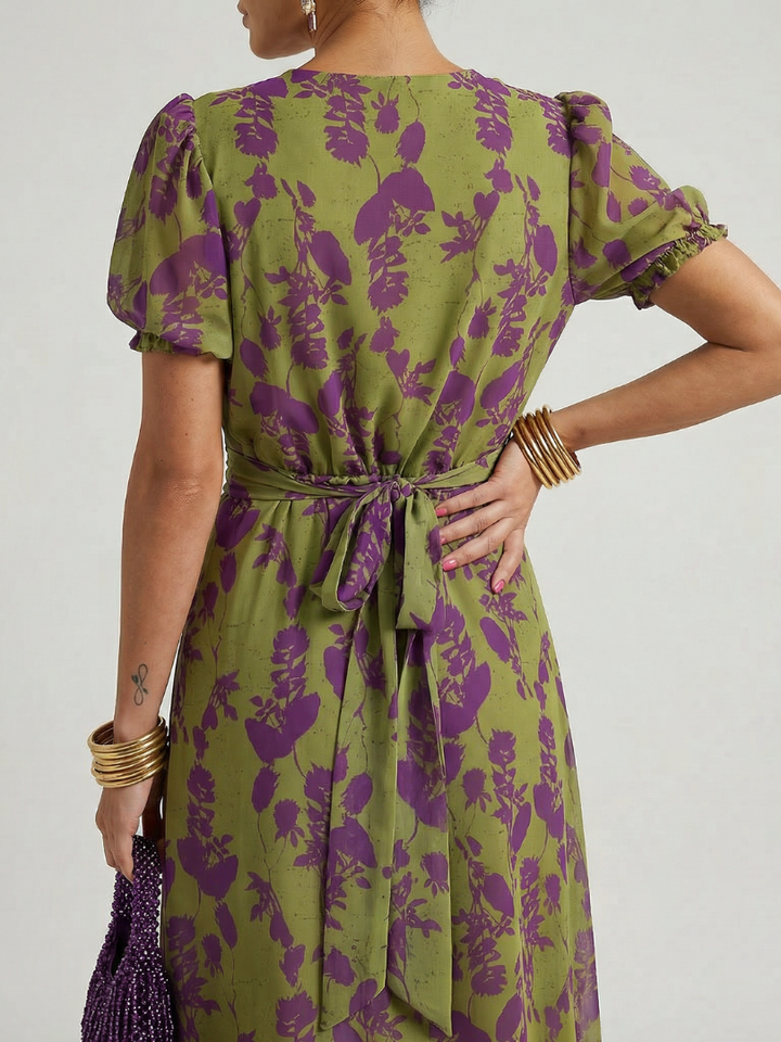 Virel Floral Midi Dress