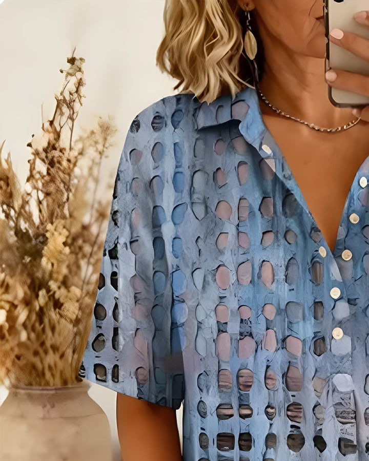 River Elegant Collar Blouse