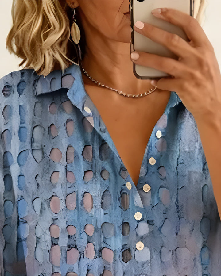 River Elegant Collar Blouse