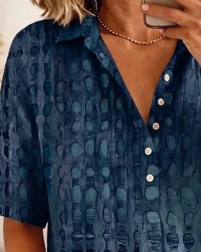 River Elegant Collar Blouse