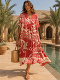 Himari Plum Blossom Midi Dress