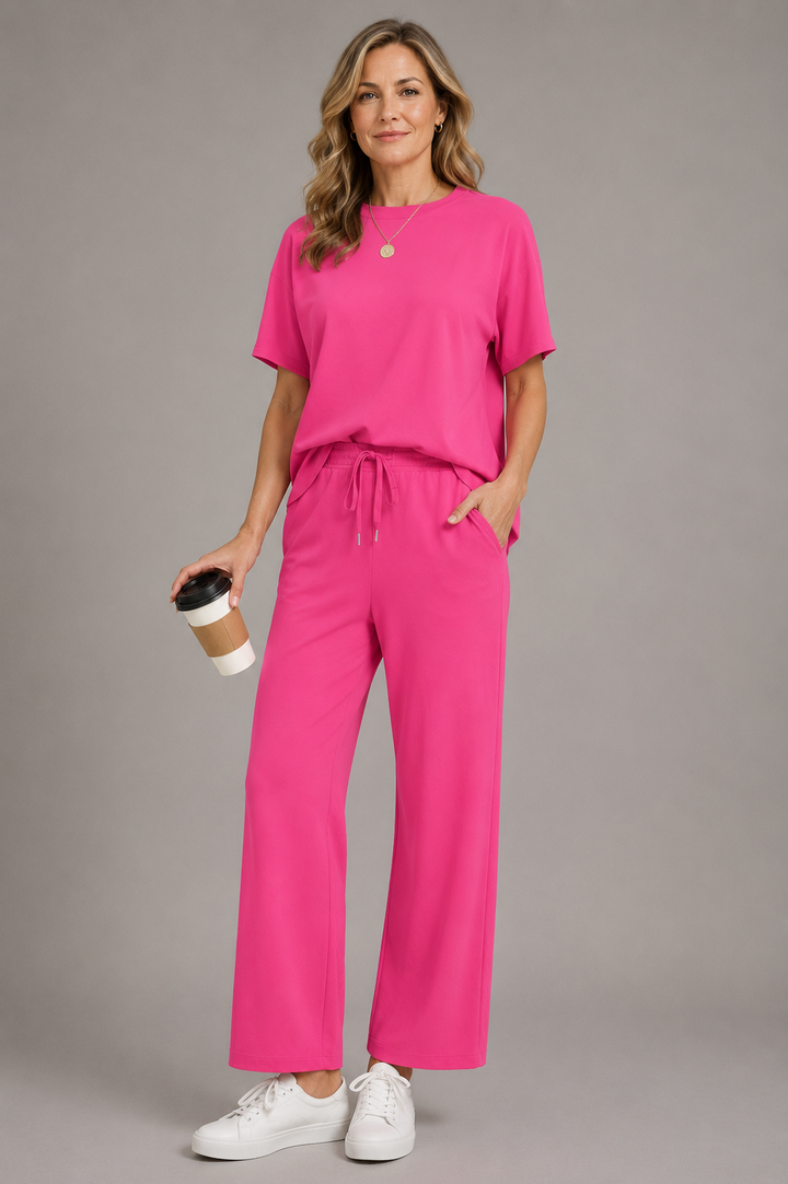 Julies Oversized Wide Leg Two Piece Set