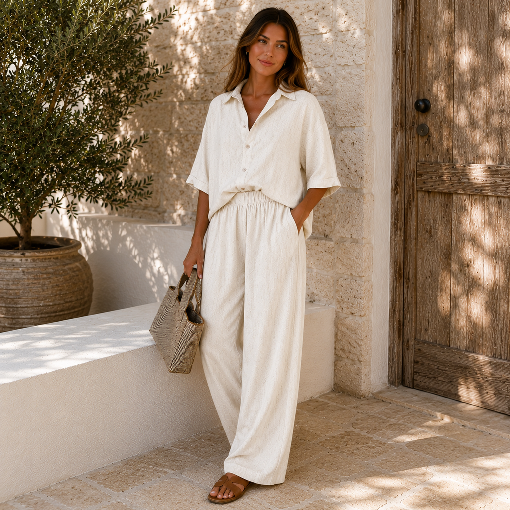 Linen set all-season