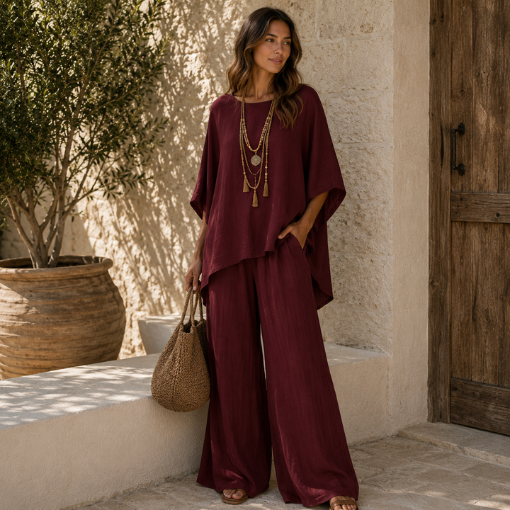 Linen two piece set