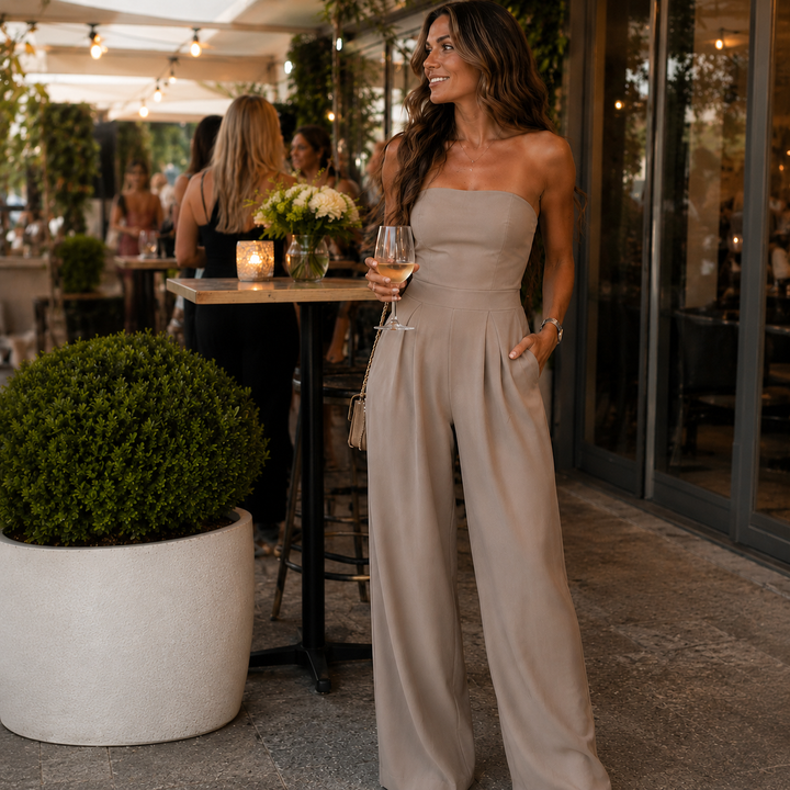 Amber Strapless Jumpsuit