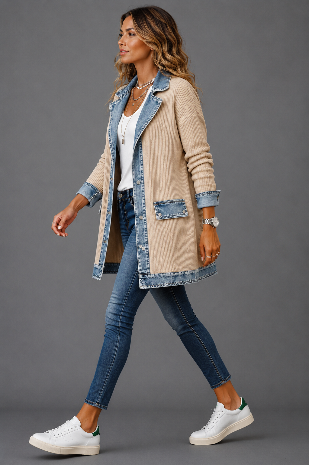 Julies Denim Knit jacket