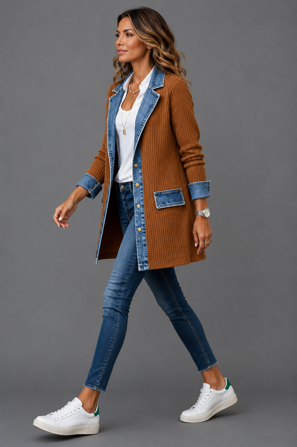 Julies Denim Knit jacket