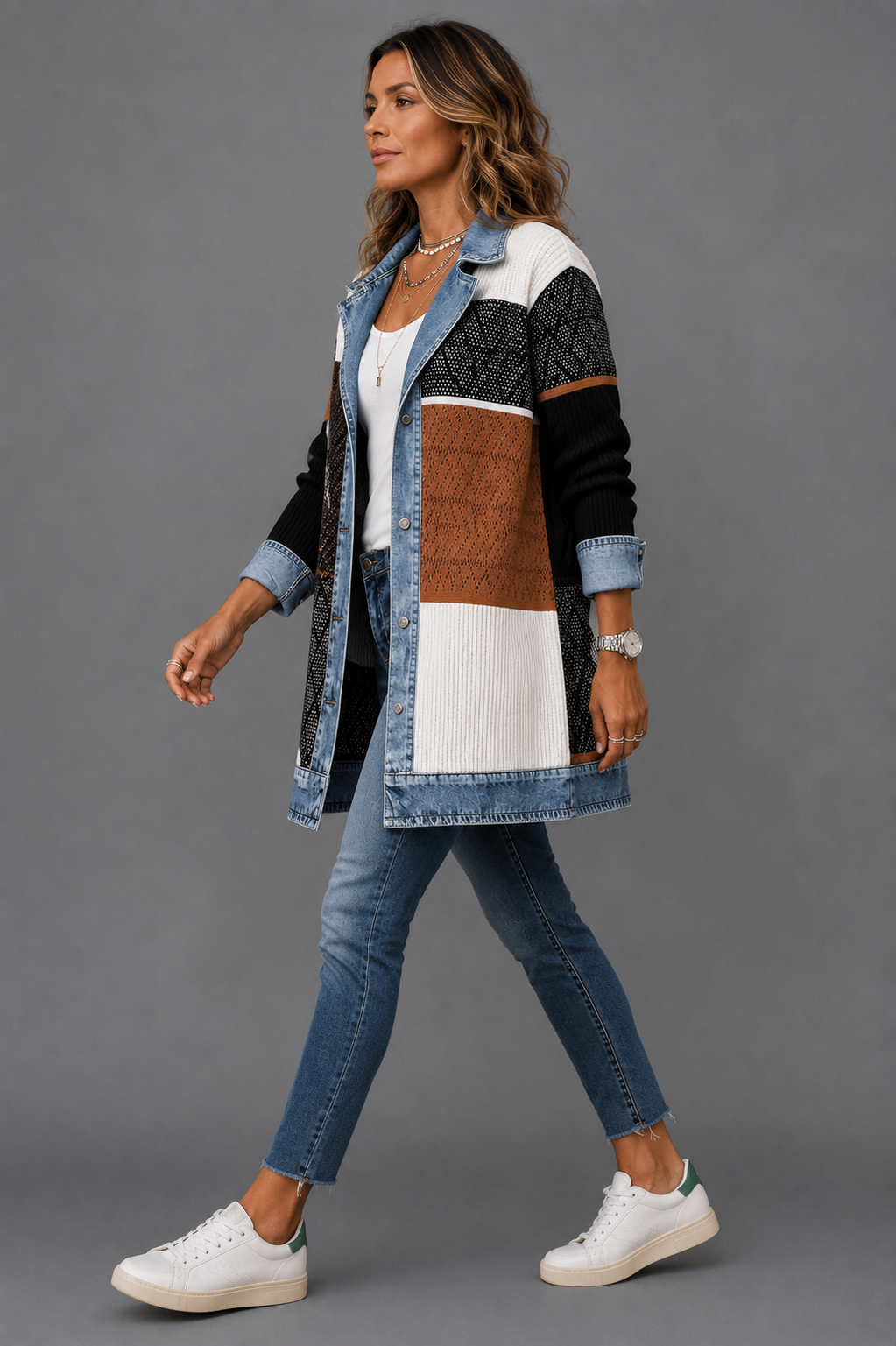 Julies Denim Knit jacket