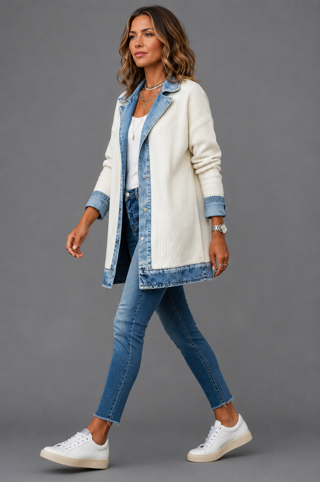 Julies Denim Knit jacket