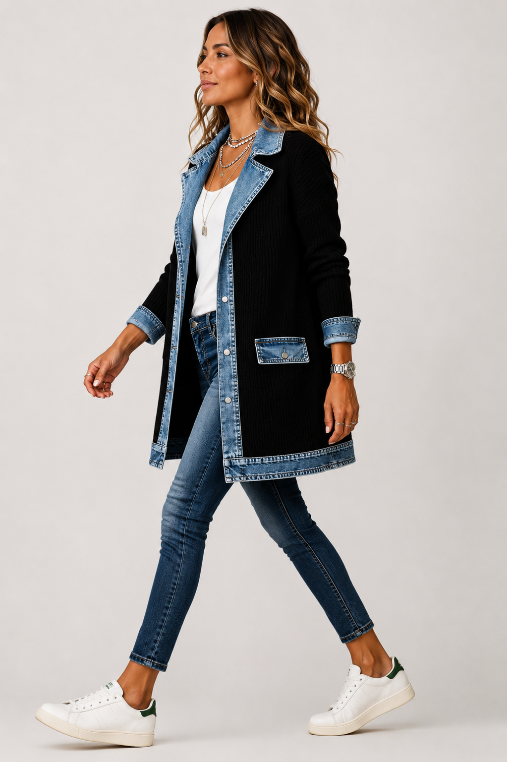 Julies Denim Knit jacket