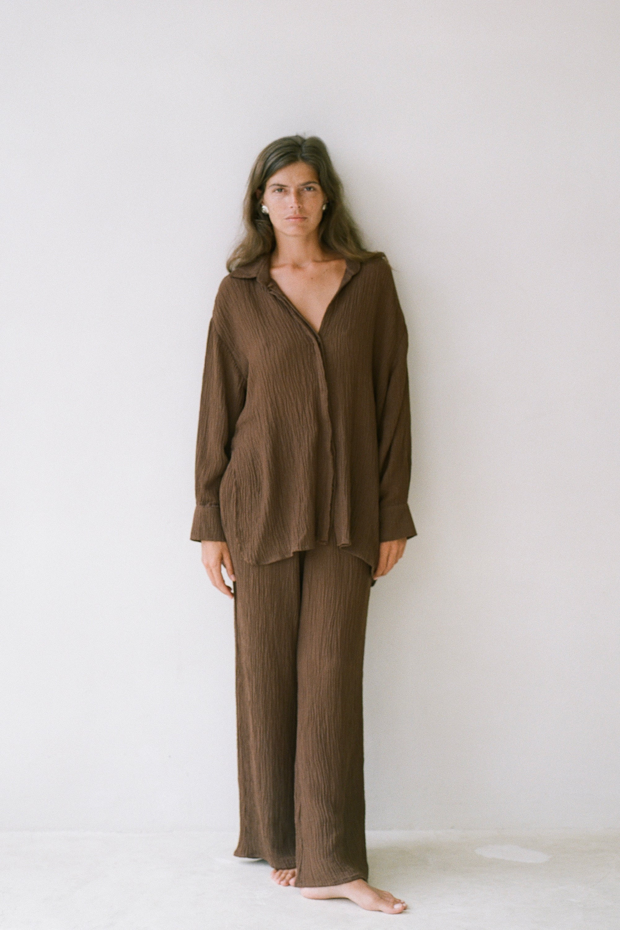 OKII Button Up tiramisu