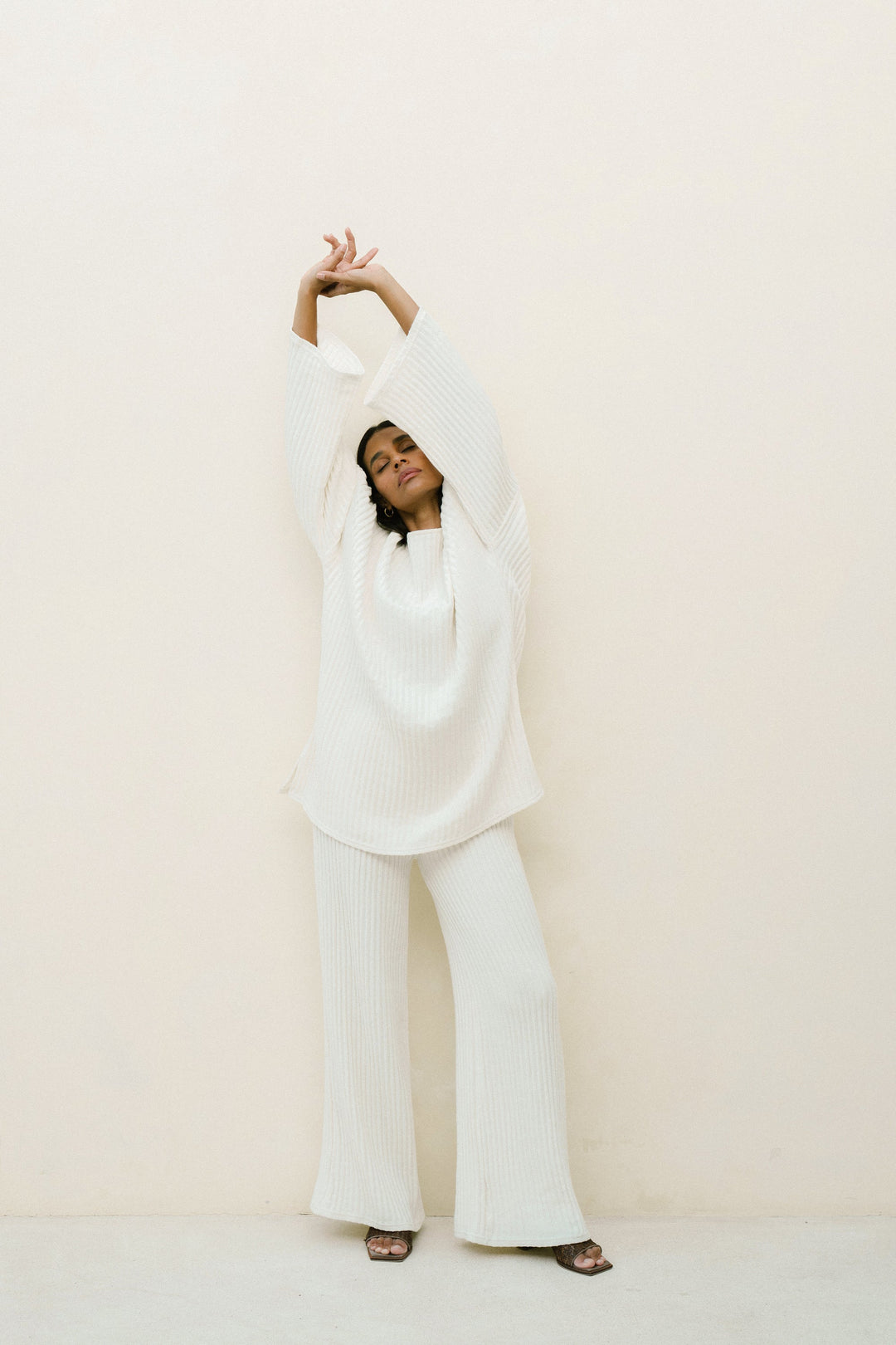 SWEATER DRESS natural