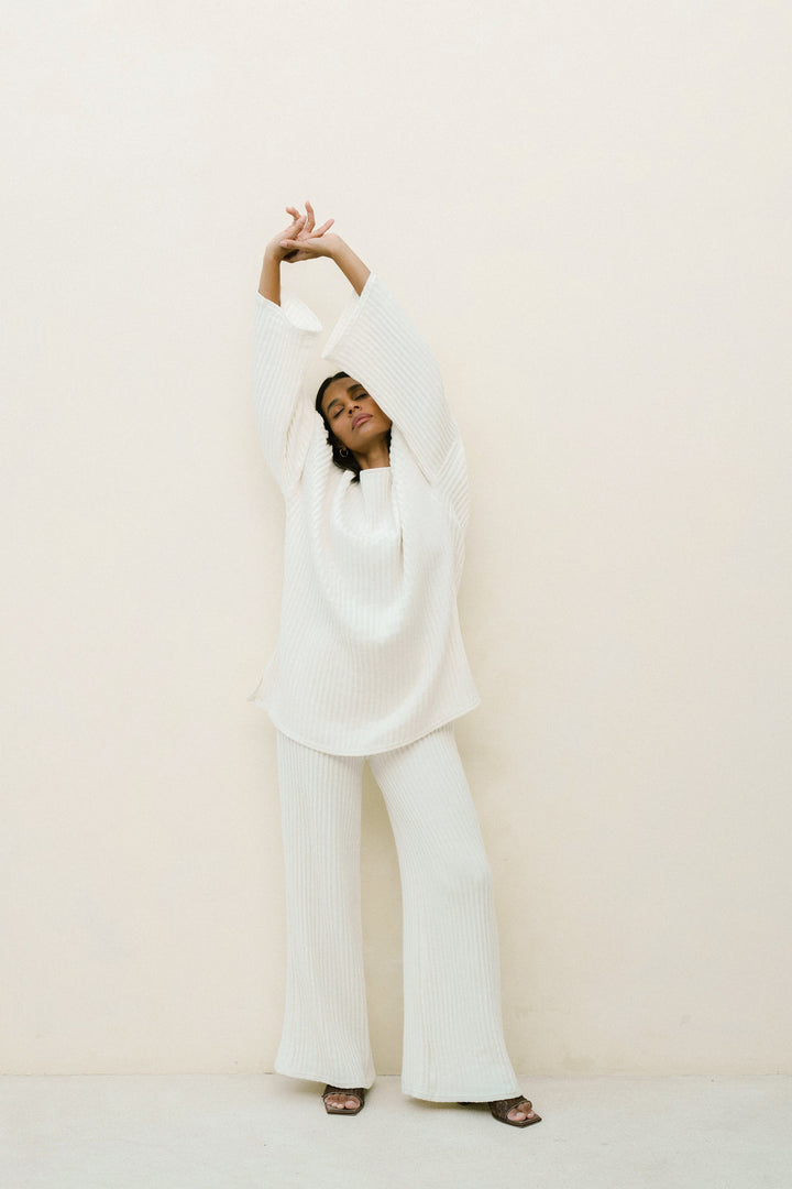 SWEATER DRESS natural
