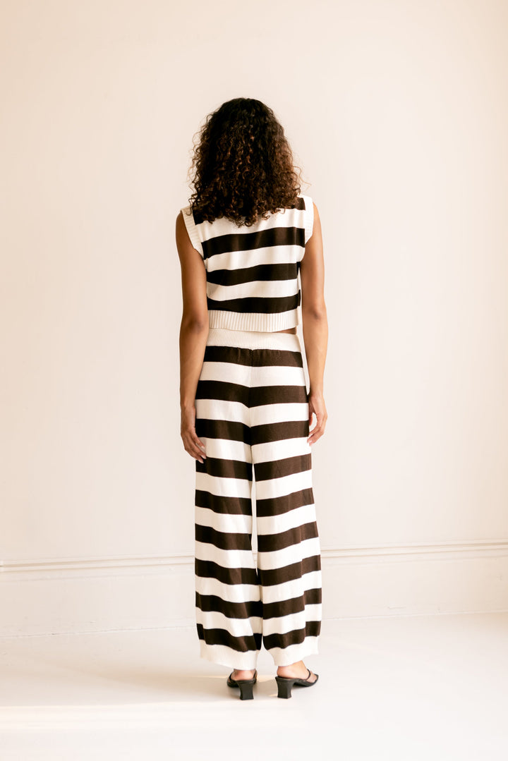 Vest sweater stripe
