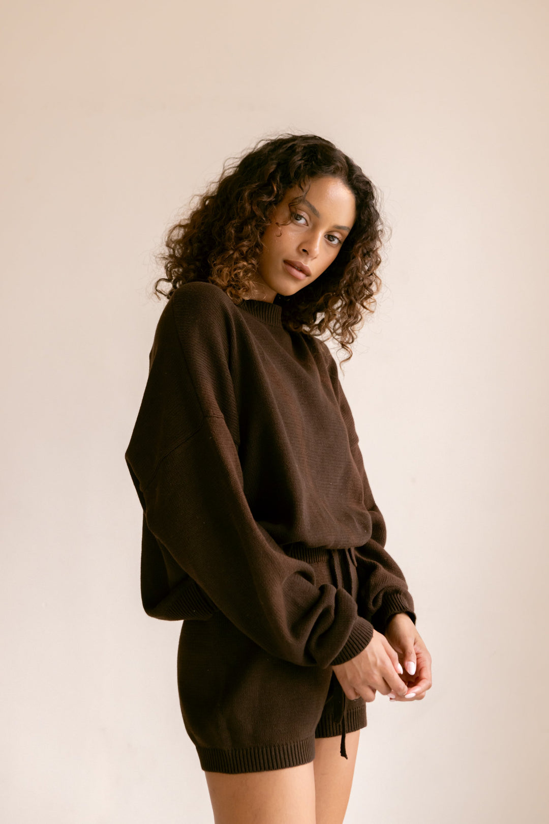 Knit Sweater espresso