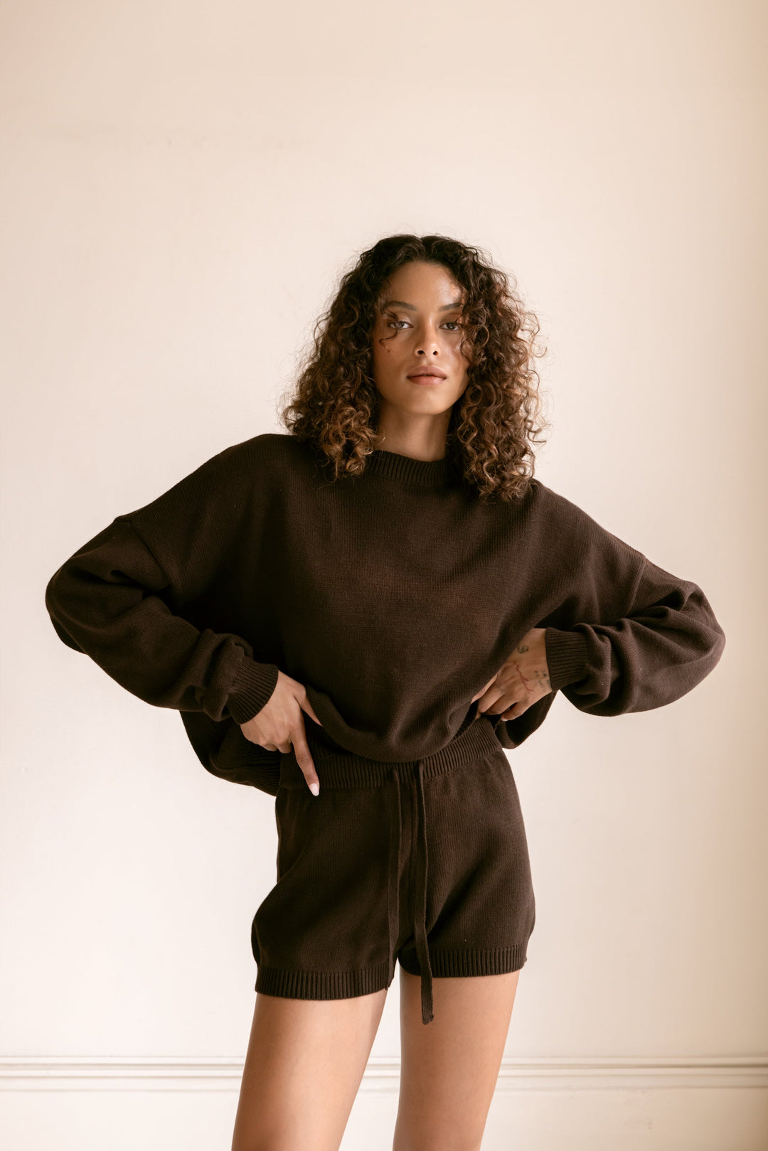 Knit Sweater espresso
