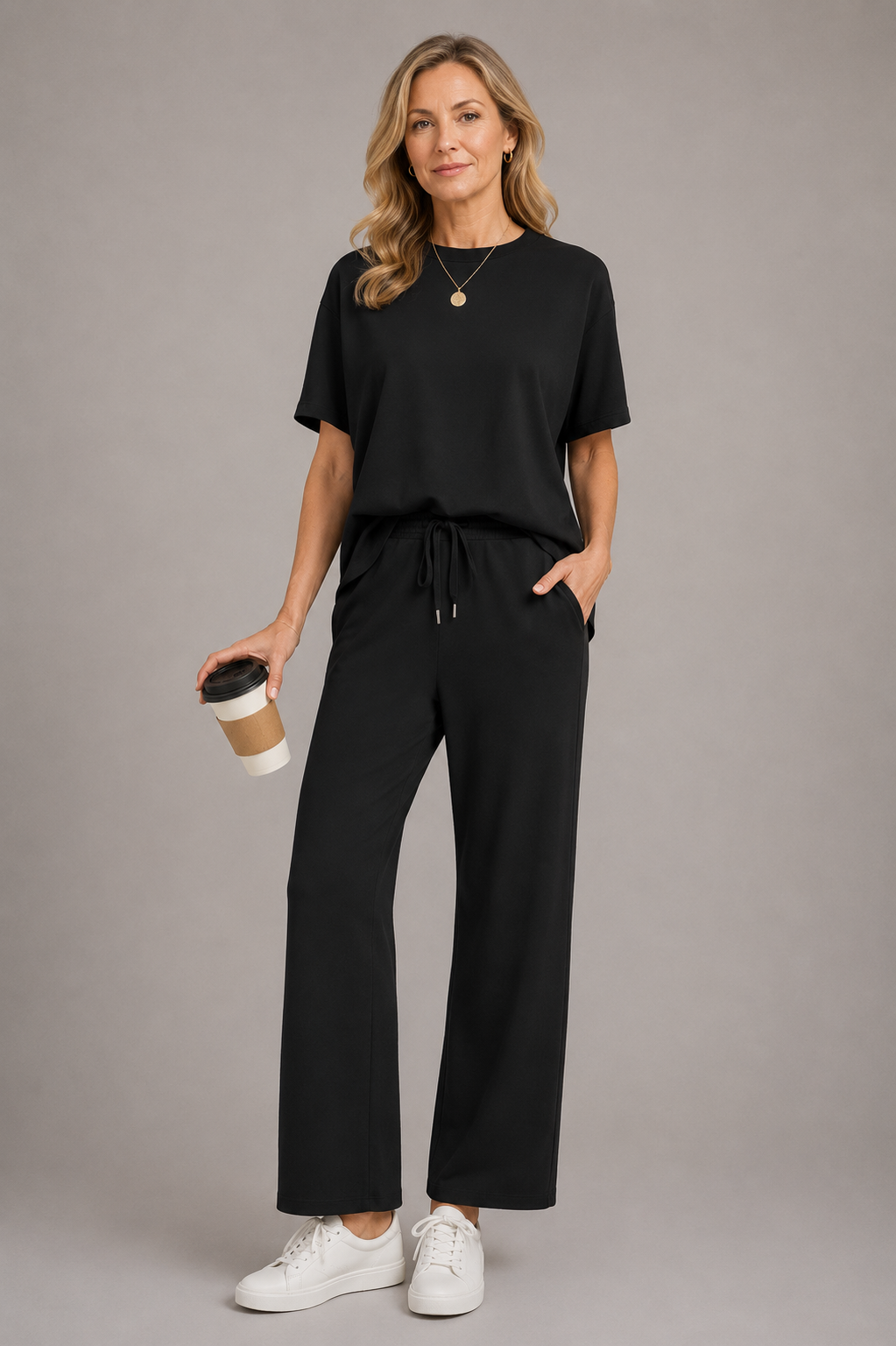 Julies Oversized Wide Leg Two Piece Set