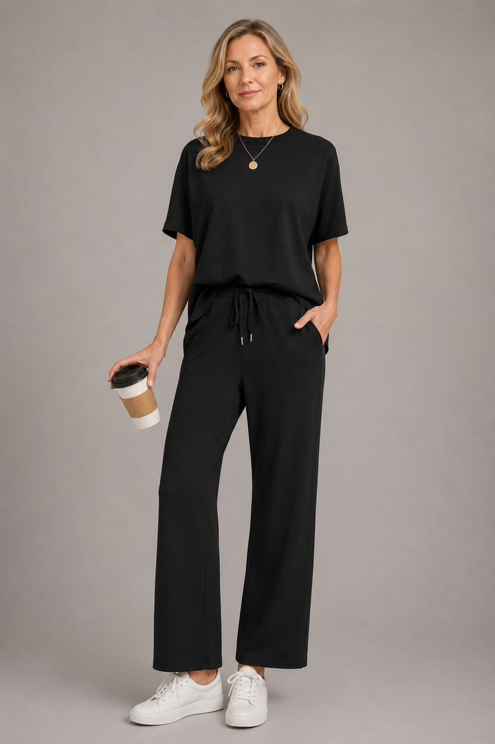 Julies Oversized Wide Leg Two Piece Set