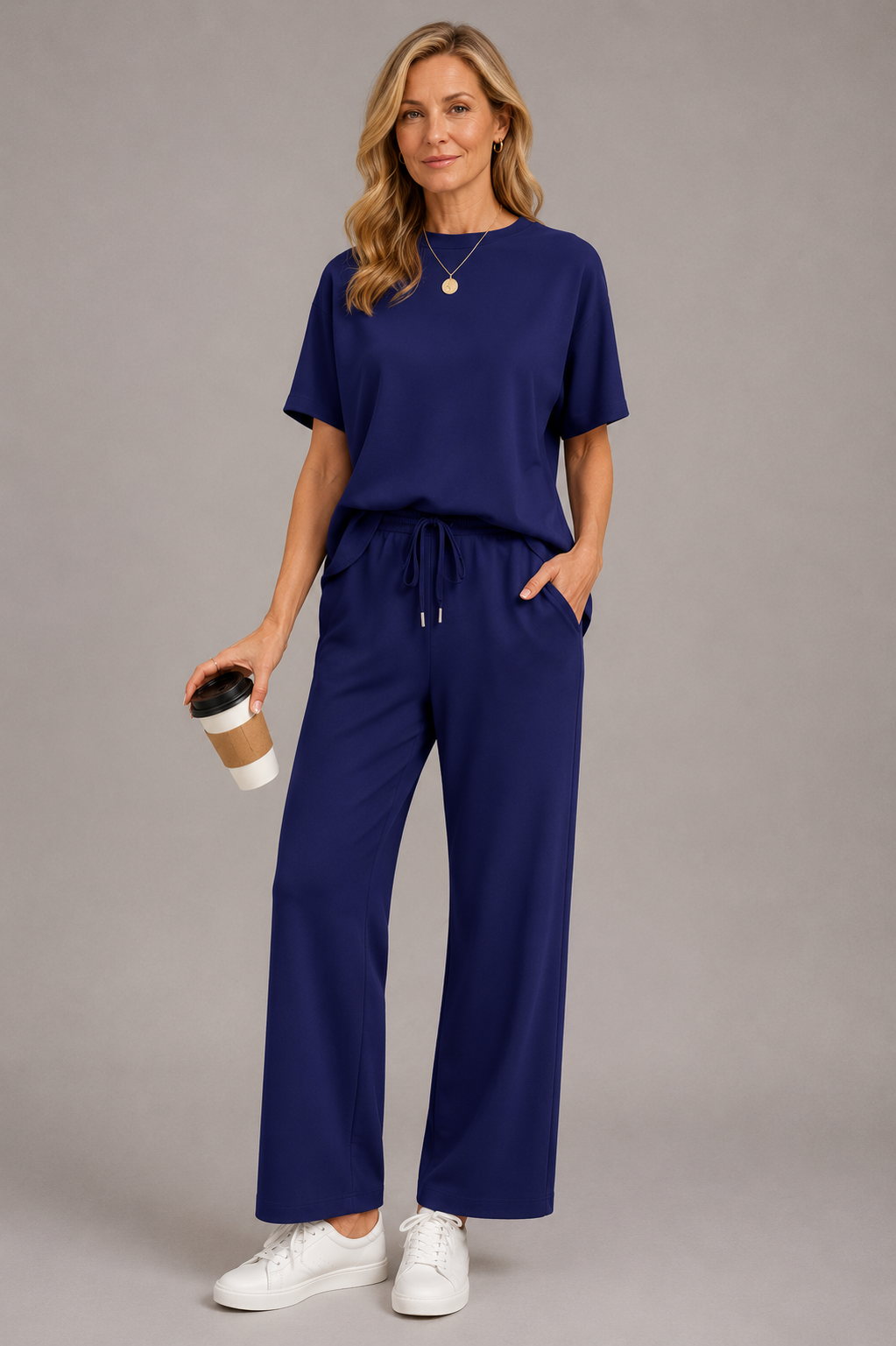 Julies Oversized Wide Leg Two Piece Set