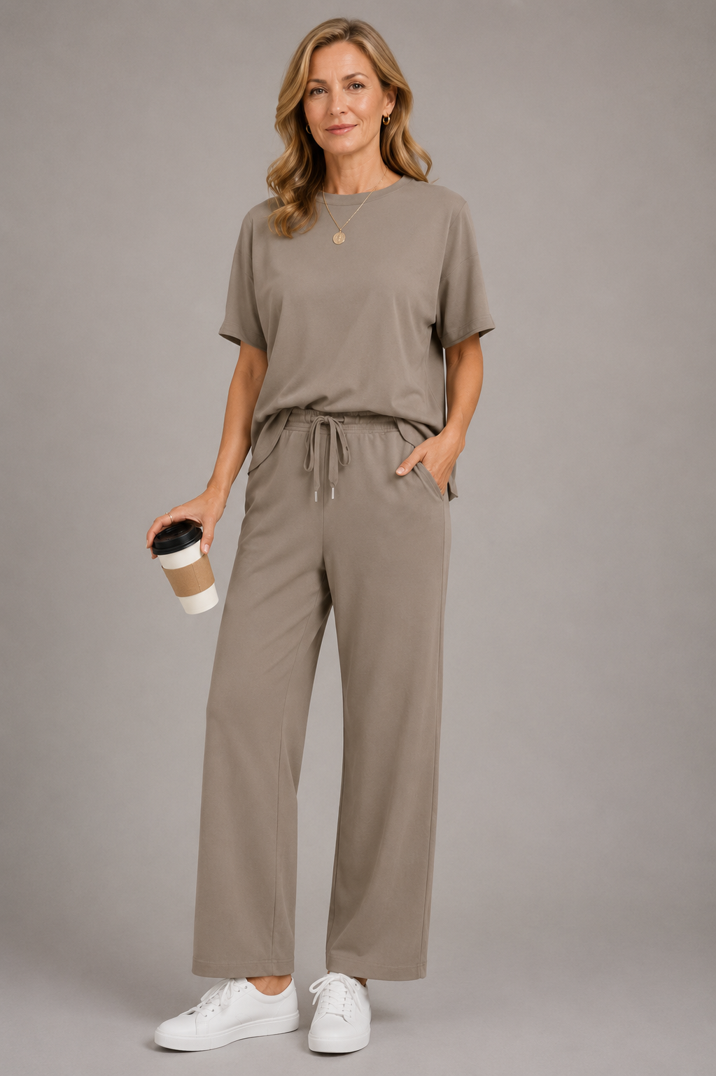 Julies Oversized Wide Leg Two Piece Set