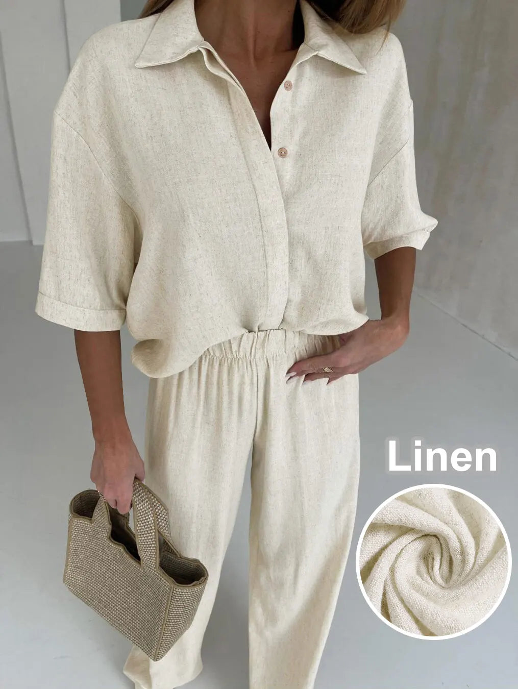 Linen set all-season