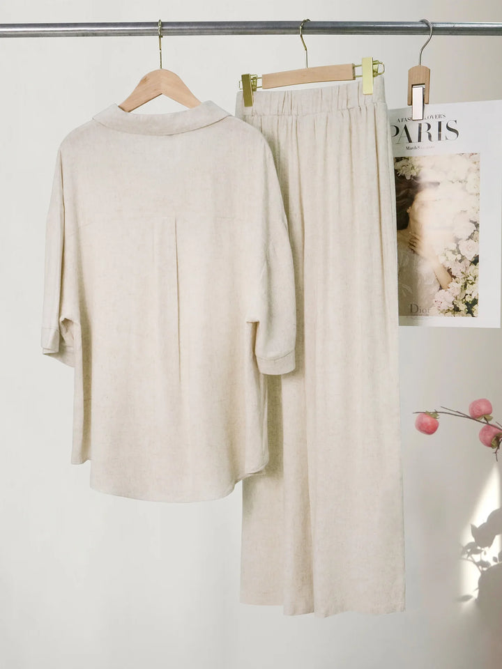 Linen set all-season