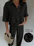 Linen set all-season