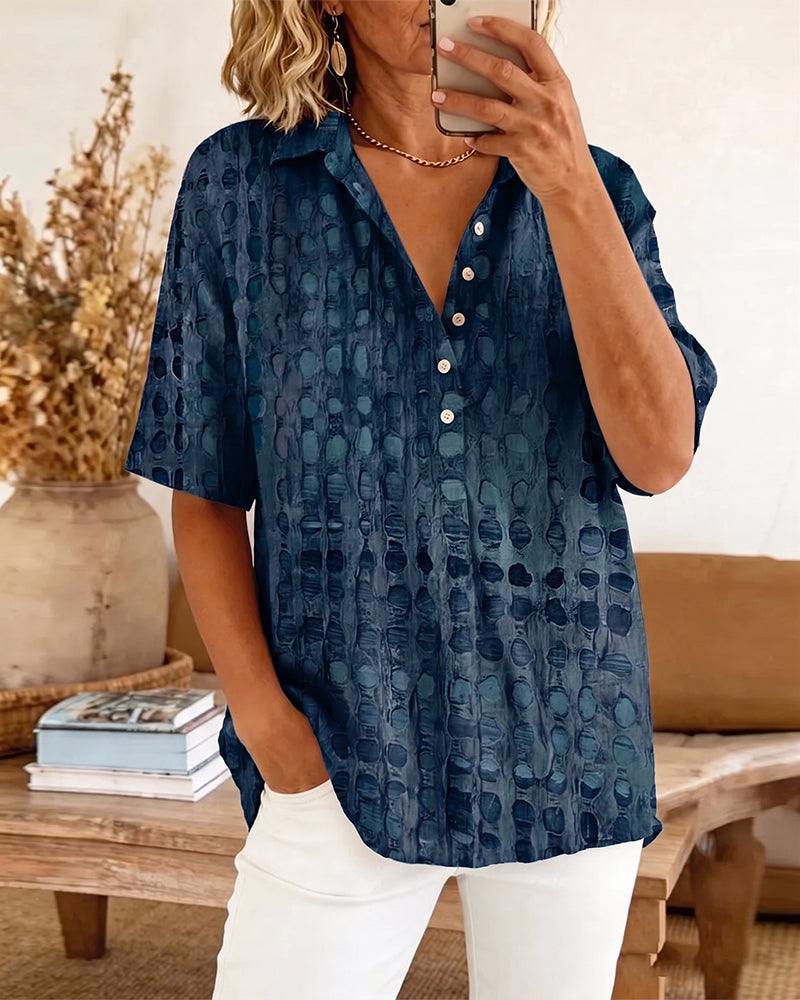 River Elegant Collar Blouse