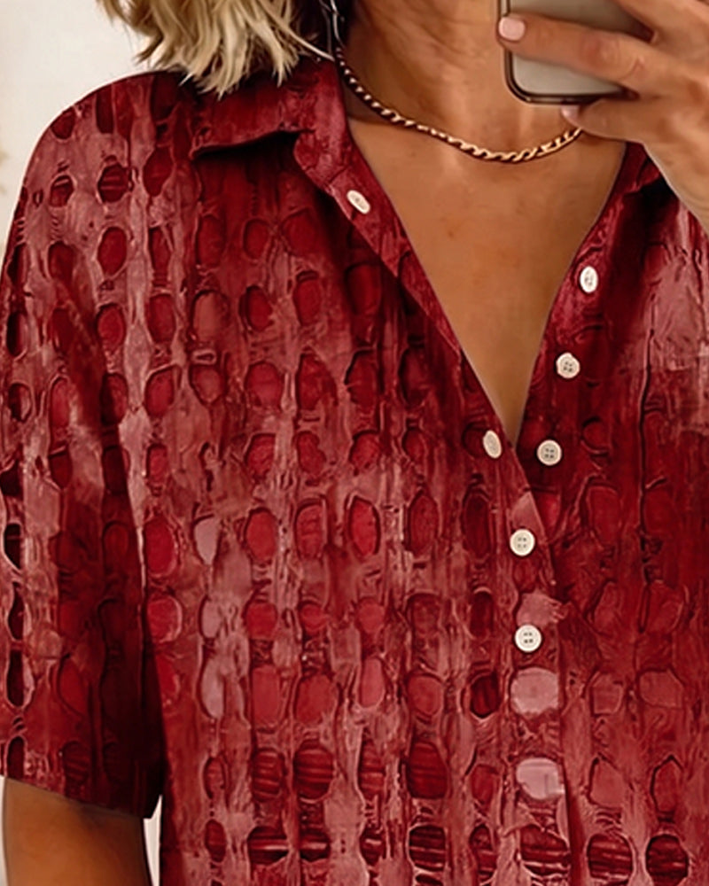 River Elegant Collar Blouse