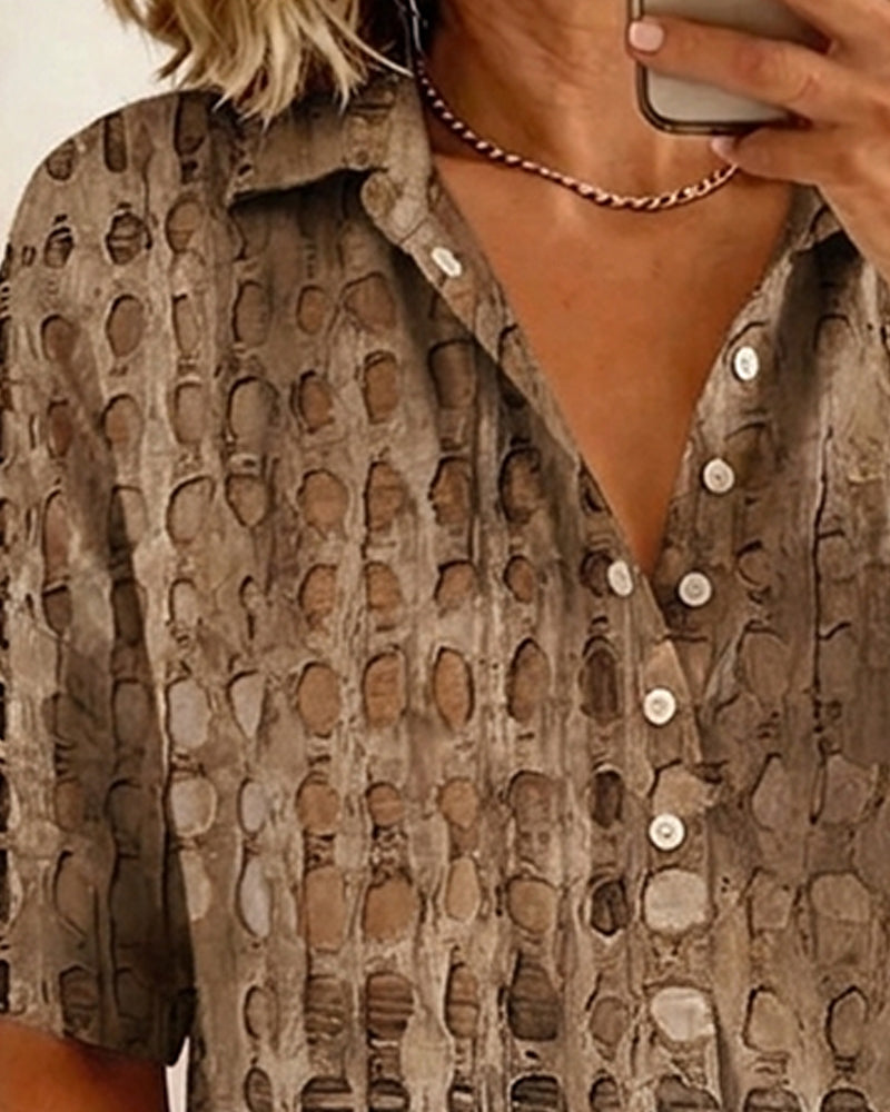 River Elegant Collar Blouse