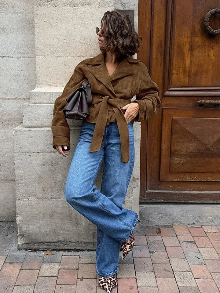 Ariah Retro Suede Jacket