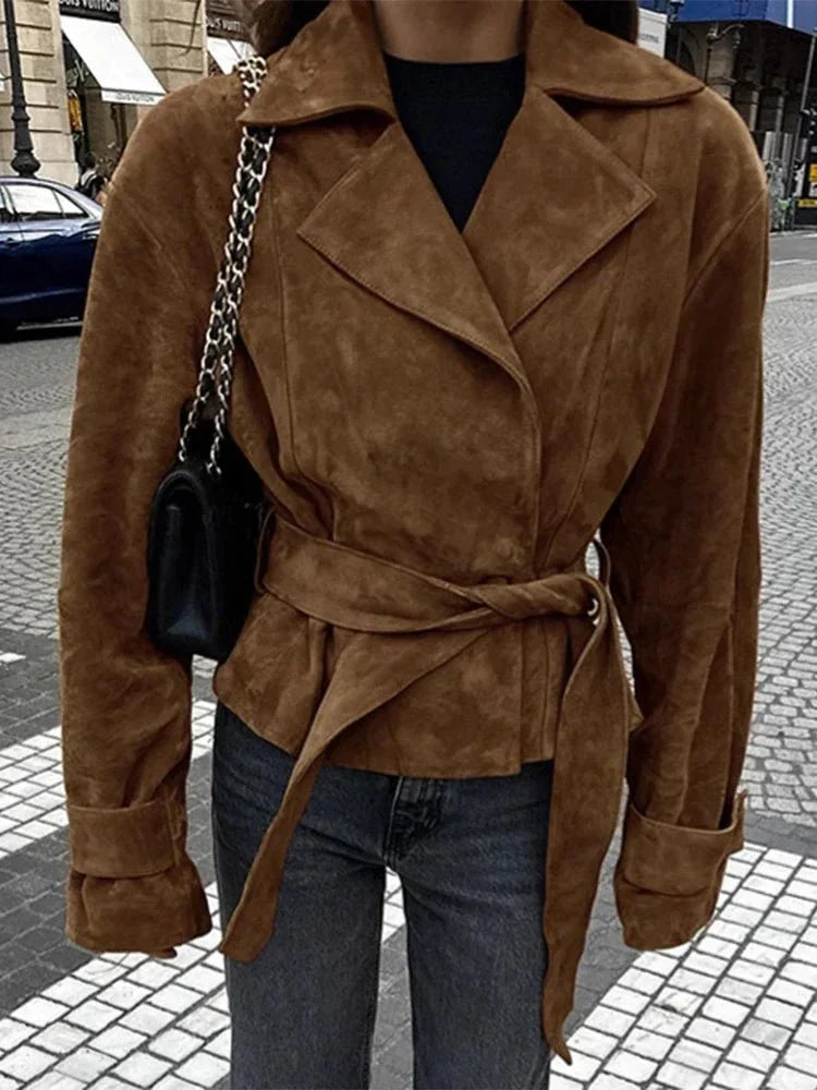 Ariah Retro Suede Jacket
