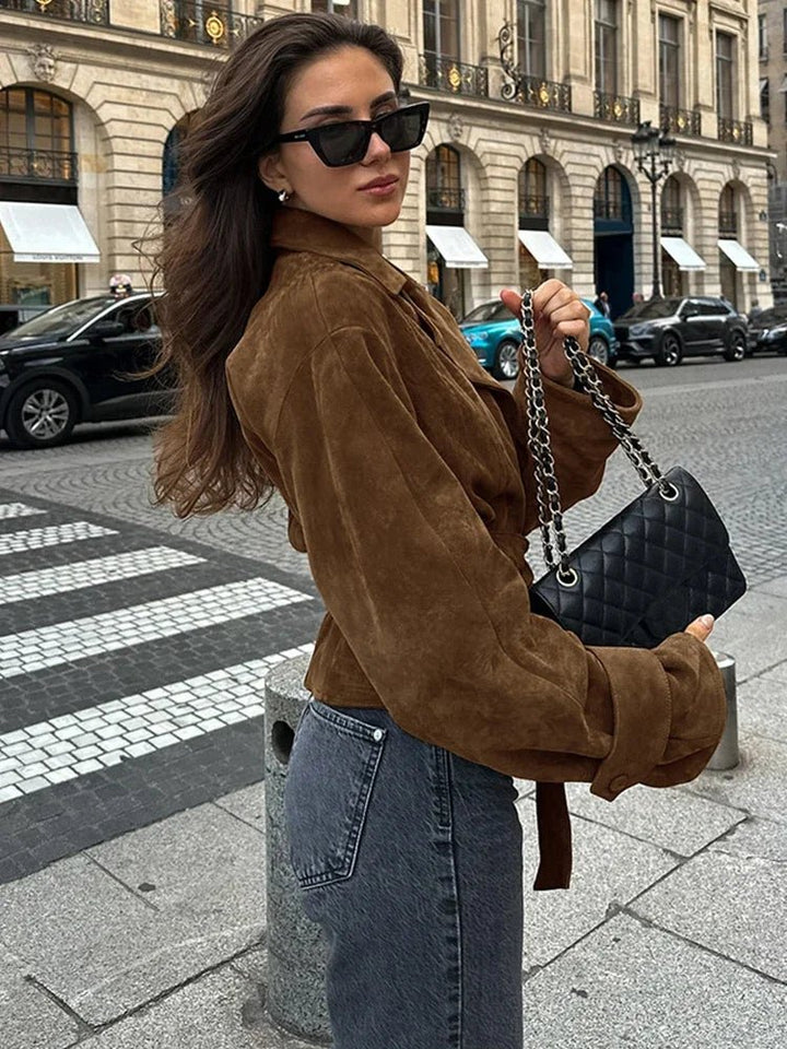 Ariah Retro Suede Jacket