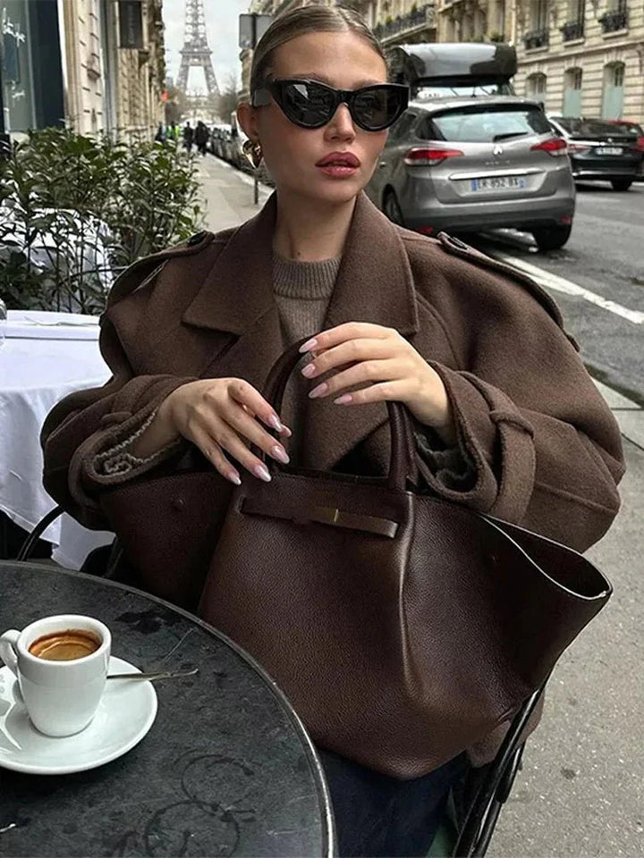 Katrina Lace Up Trench Coat